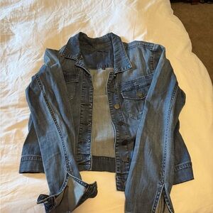 Denim jacket.